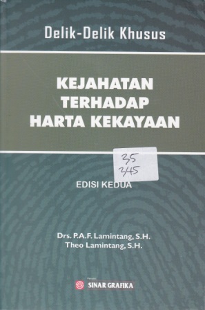 Kejahatan Terhadap Harta Kekayaan 